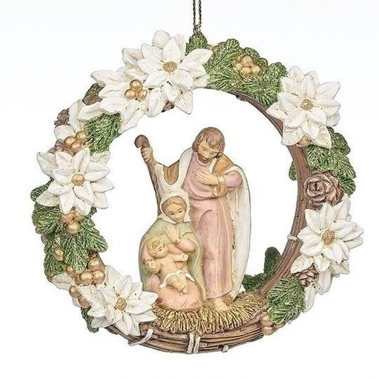 Holy Family Wreath Ornament