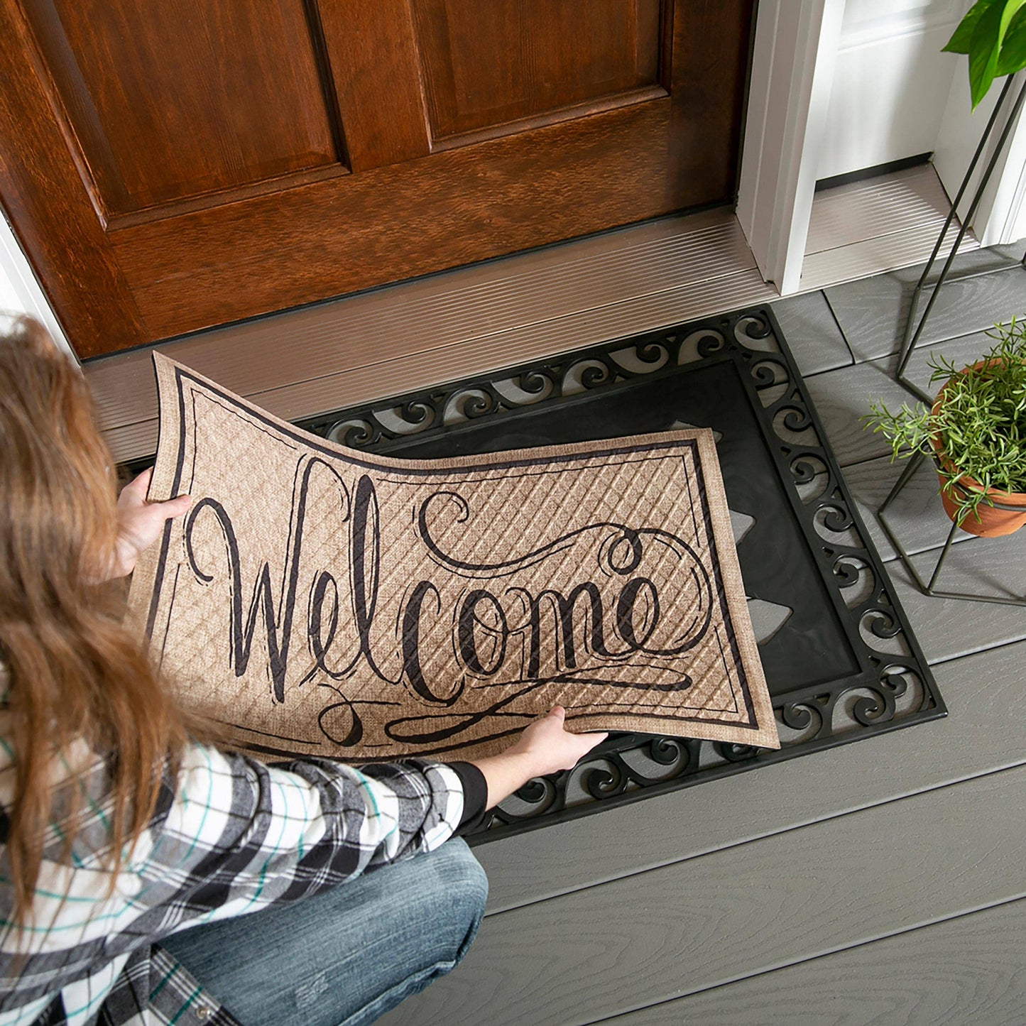 Cut Embossed Floor Mat