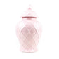 Pink Textured Ginger Jar - Extra Large