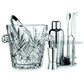 Dublin Crystal Ice Bucket w/Bar Tools