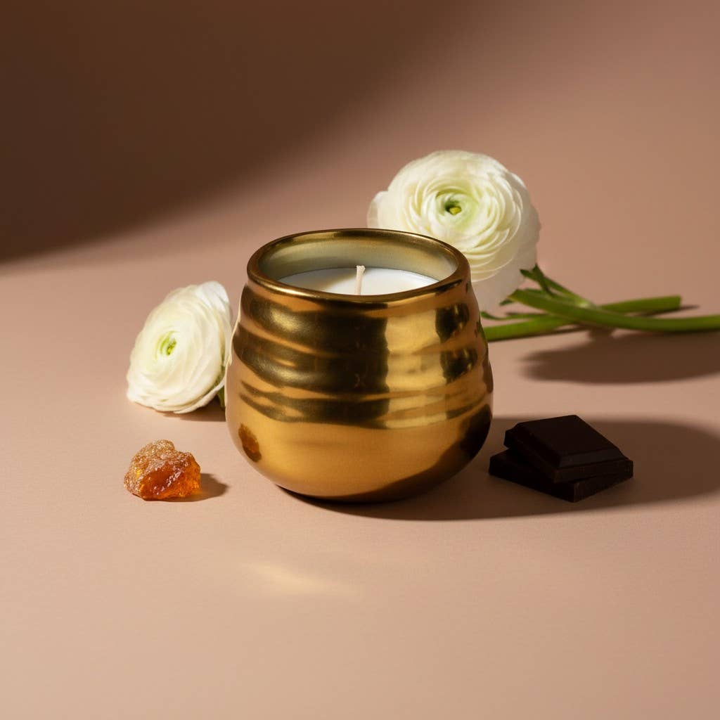 8 oz Midas Candle: Vanilla Lume