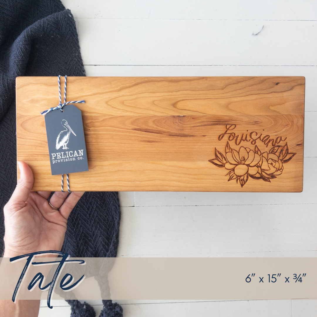 Magnolia, Louisiana Cutting Board: Smith {7" x 8"}