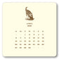 2025 Hunt Calendar with Easel