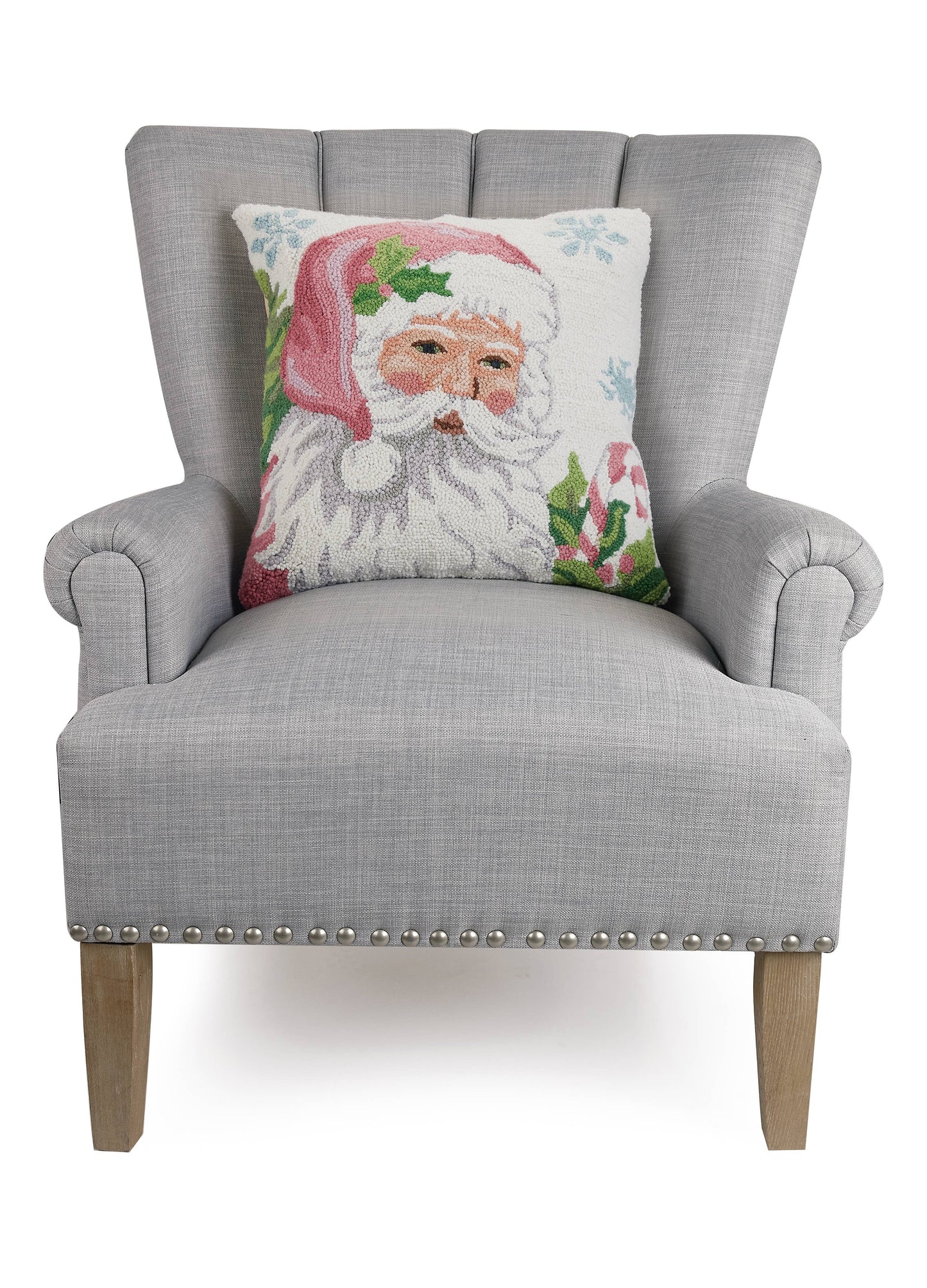 Santa White Hook Pillow