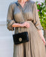Bryn Clutch/Crossbody Black Patent EC