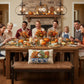 Fall Chinoiserie Pumpkins Hook Pillow