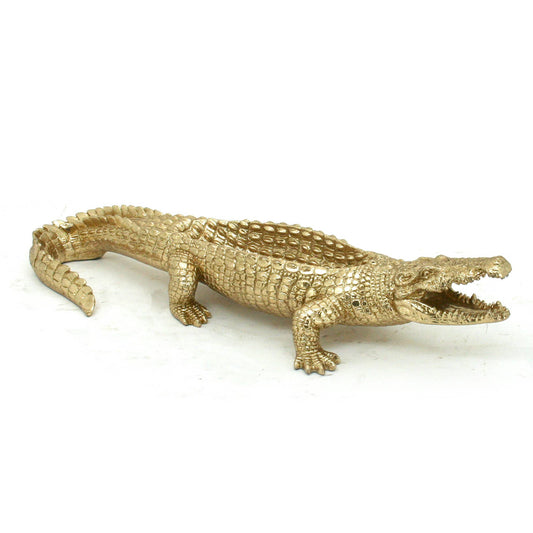 Gold Alligator Bowl/Tray