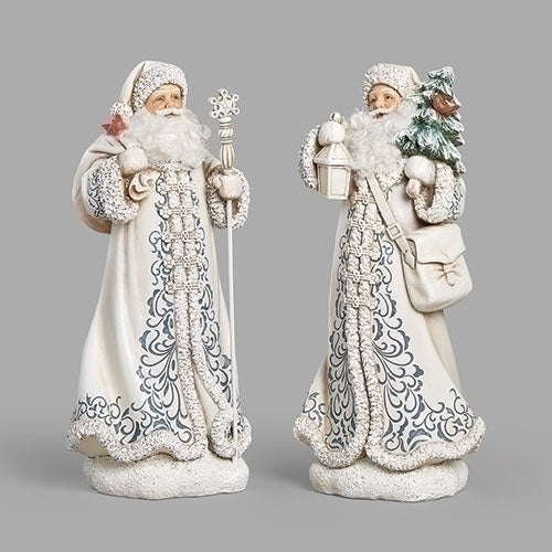 White Cloak Santa w/Blue Accent (2 Styles)