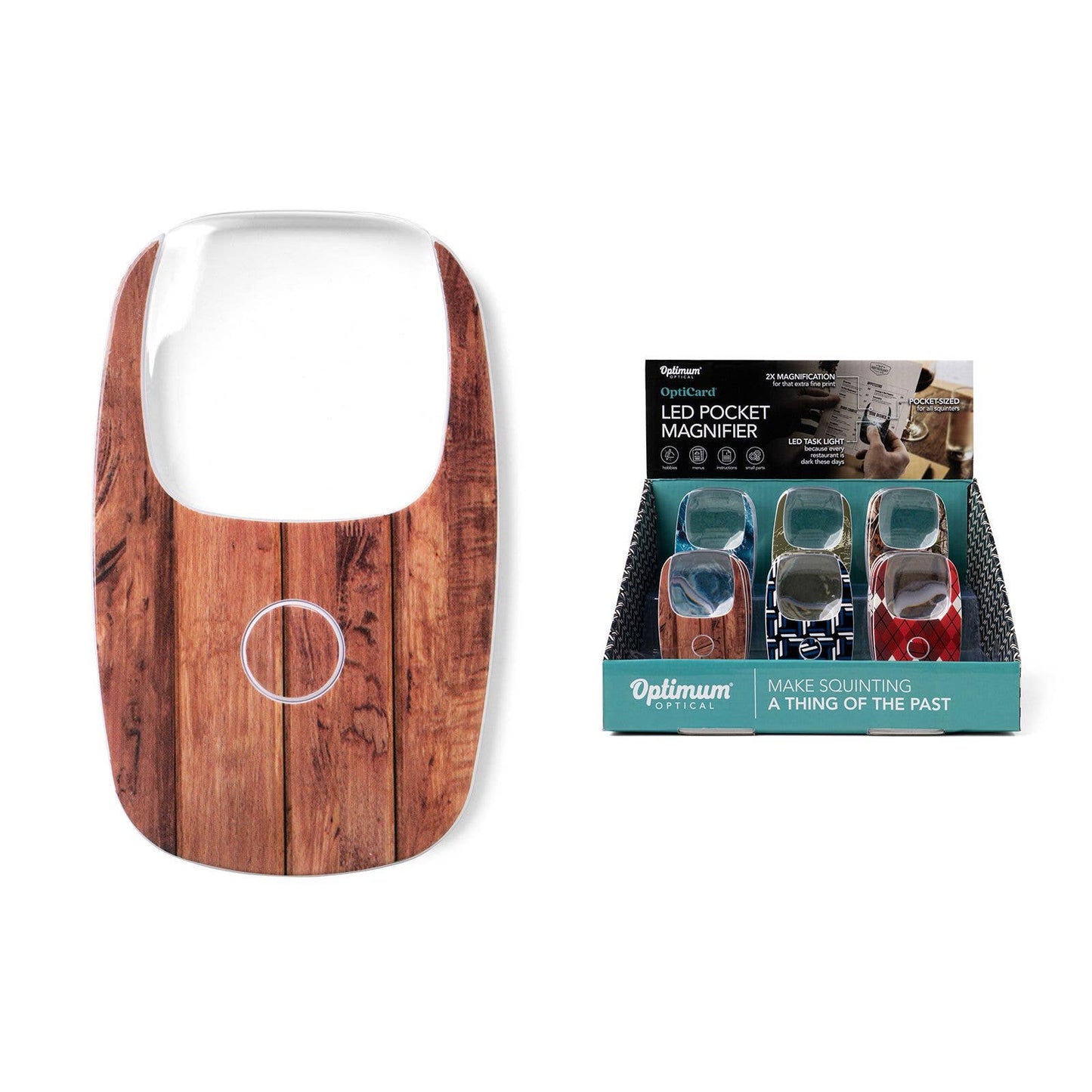 Optimum Optical The Hobbyist OptiCard LED Pocket Magnifier