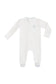 Pip Embroidered Zip Romper -Blue Cross: 0-3 mo