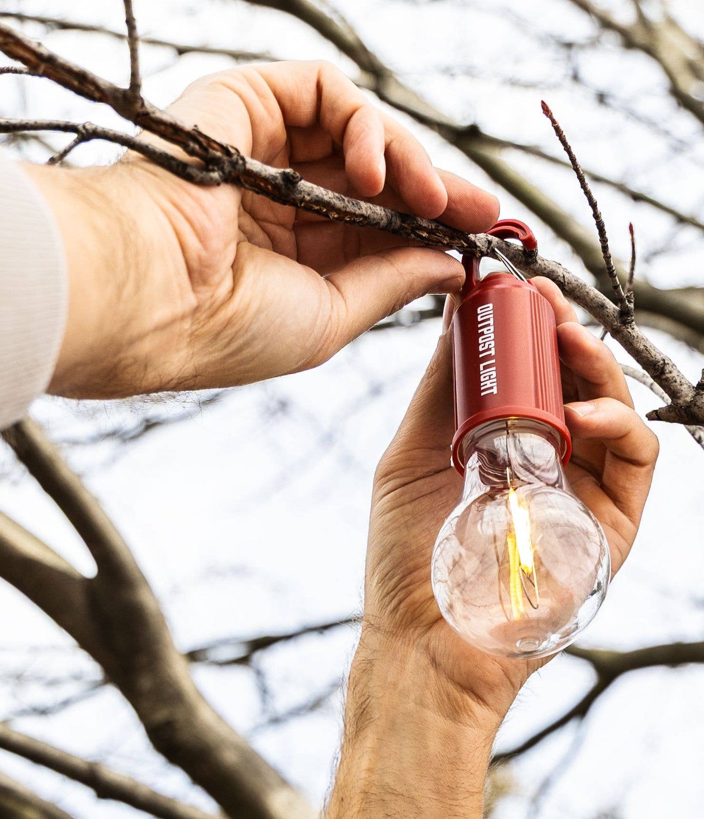 Bunk House Outpost Light Rechargeable Vintage Hanging Light