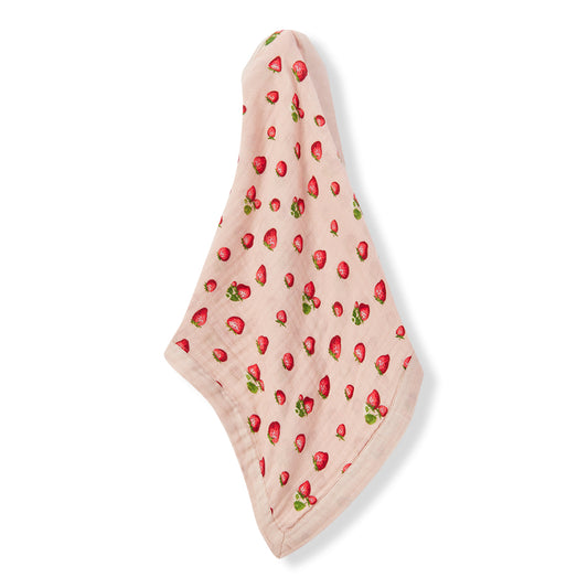 Bamboo Mini Lovey Strawberry