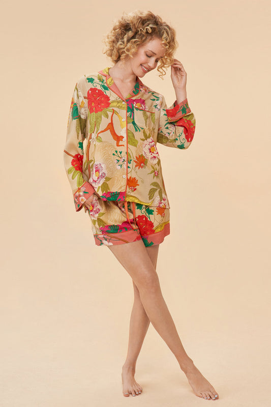 Super Soft Tropical Flora and Fauna PJS - Coconut