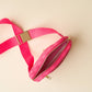 Urban Check Belt Bag-Hot Pink