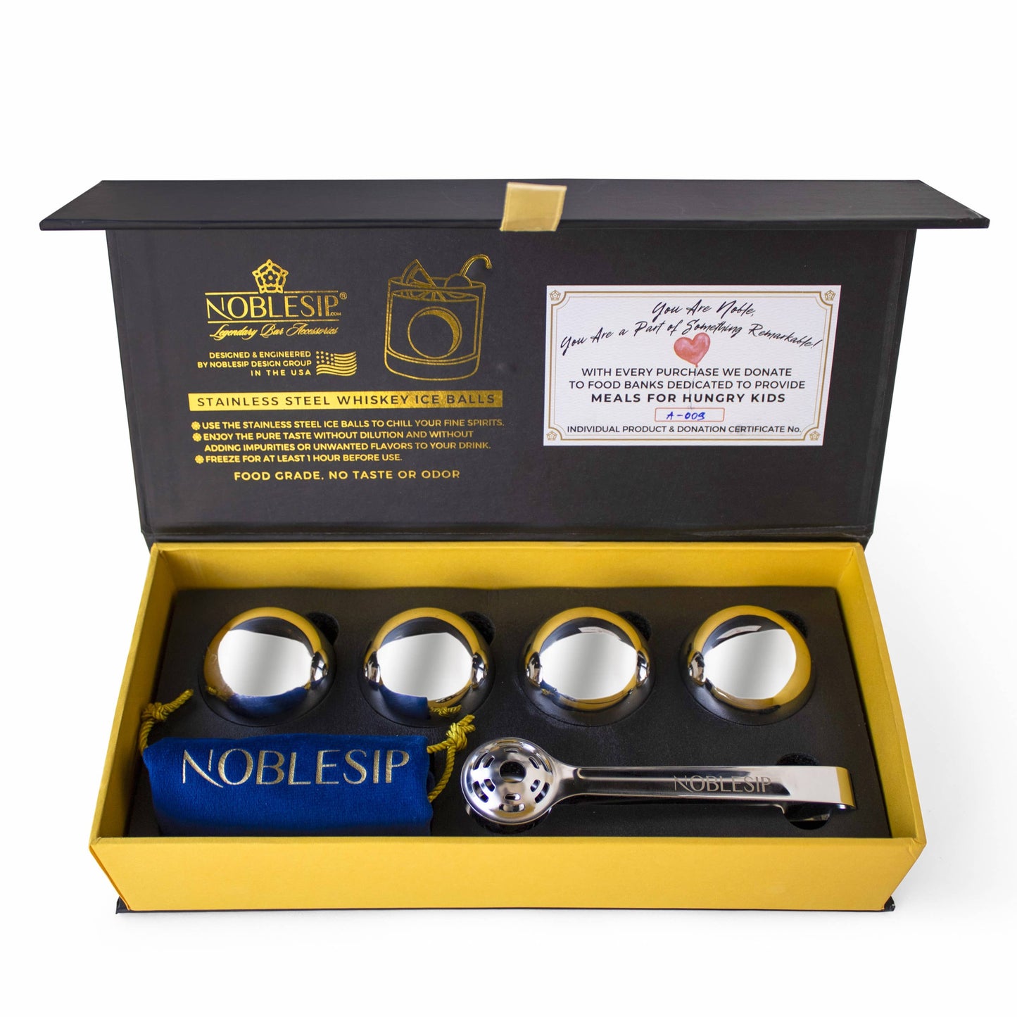 Whiskey INNOVATIVE Chilling Ice Balls, Great Home Bar Gift