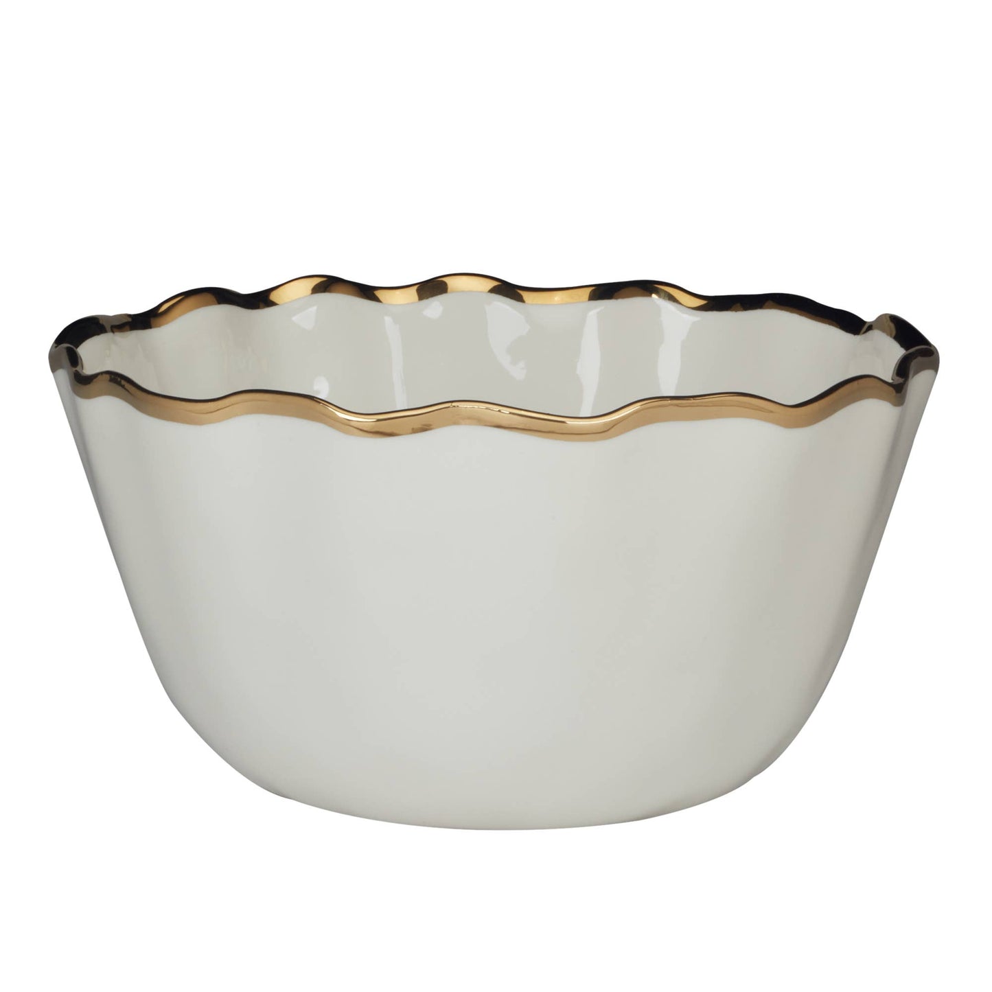Regency Gold Deep Bowl 10.25in x  5.5in