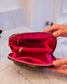 Ibiza Small Pouch Spotted Patent: Default