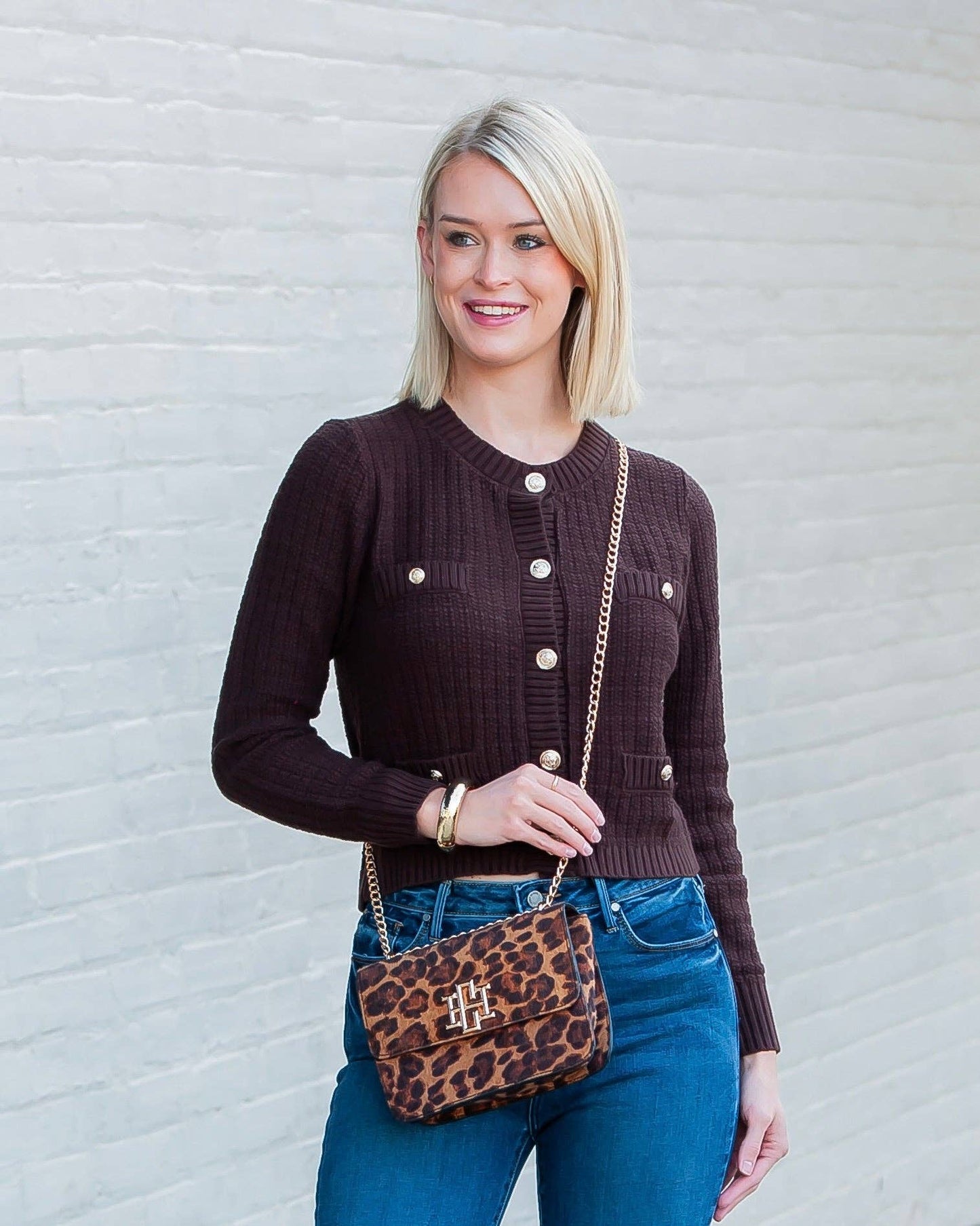 Rory Crossbody Spotted Saddle: