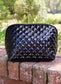 Capri Large Pouch Black Patent SQ: Default