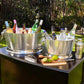 Ellender Stainless Steel Beverage Tub, 6.5 Gallons: Silver