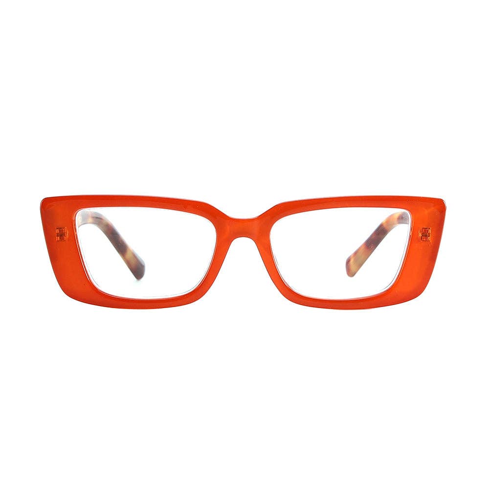 CORY | Orange / Amber Tortoise | Blue Light Blocking: 2.00