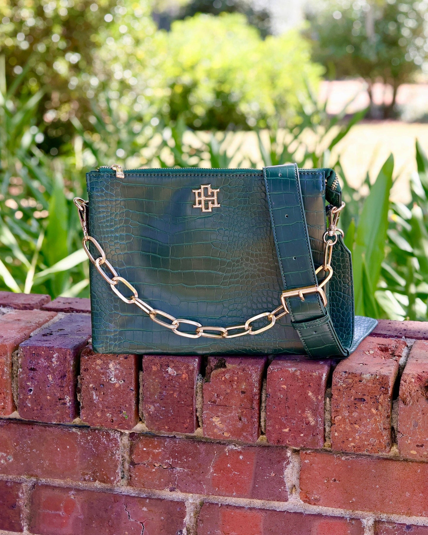 Ariana Crossbody Hunter Green EC