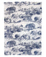 Toile Kitchen Towels 2-Pc Set - Red