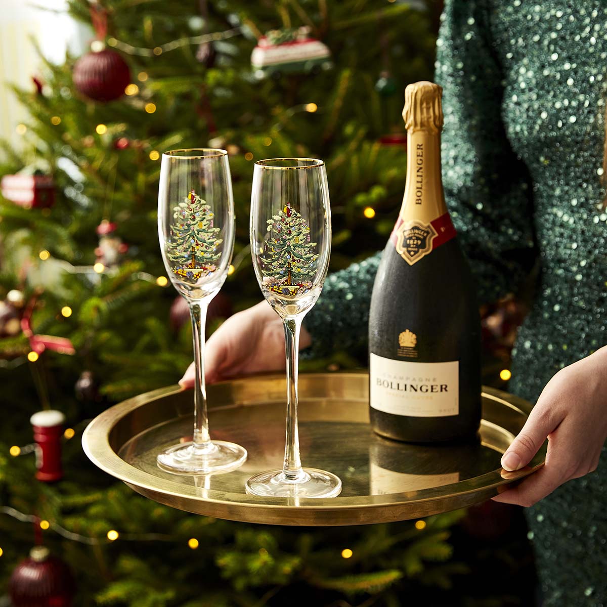 Champagne Fluted Glasses (Set of 4)