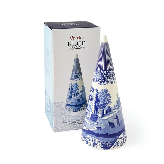 Blue Italian Large Decorative Cone