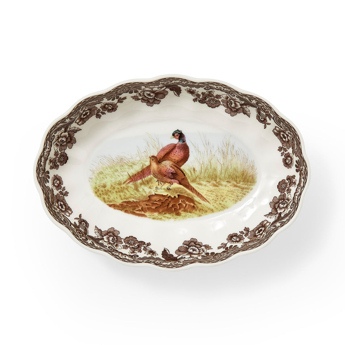 Woodland Oval Fluted Dish