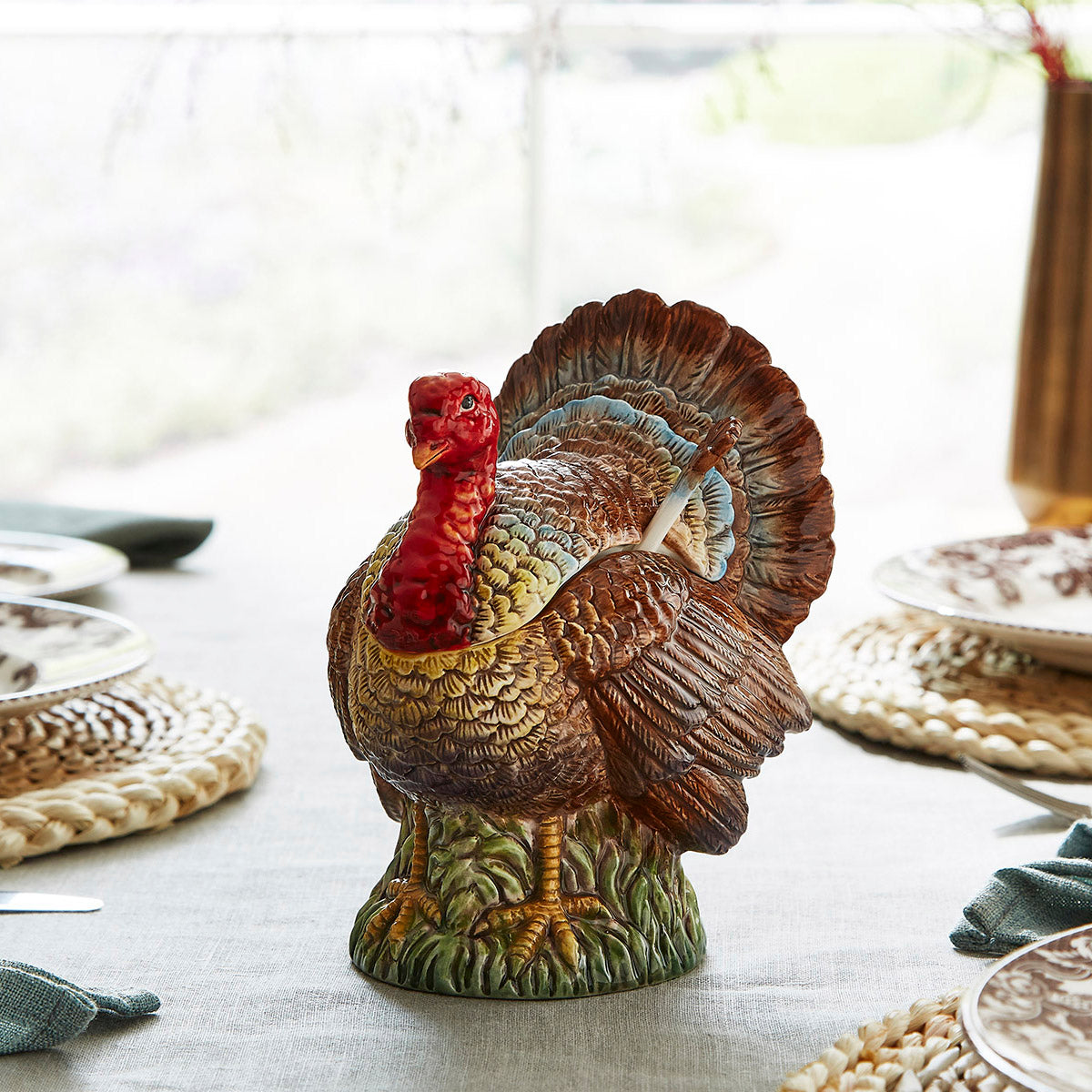 Turkey Gravy Boat and Ladle