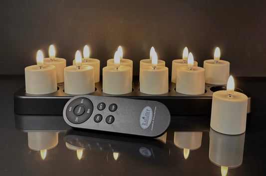 RADIANCE RECHARGEABLE VOTIVES S/12