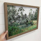 Pond in Spring - Spring Landscape Canvas Art - Wood Framed: 24x36" Extra Large Canvas Art with Thick Wood Frame