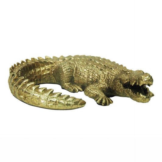 Gold Crocodile Decor