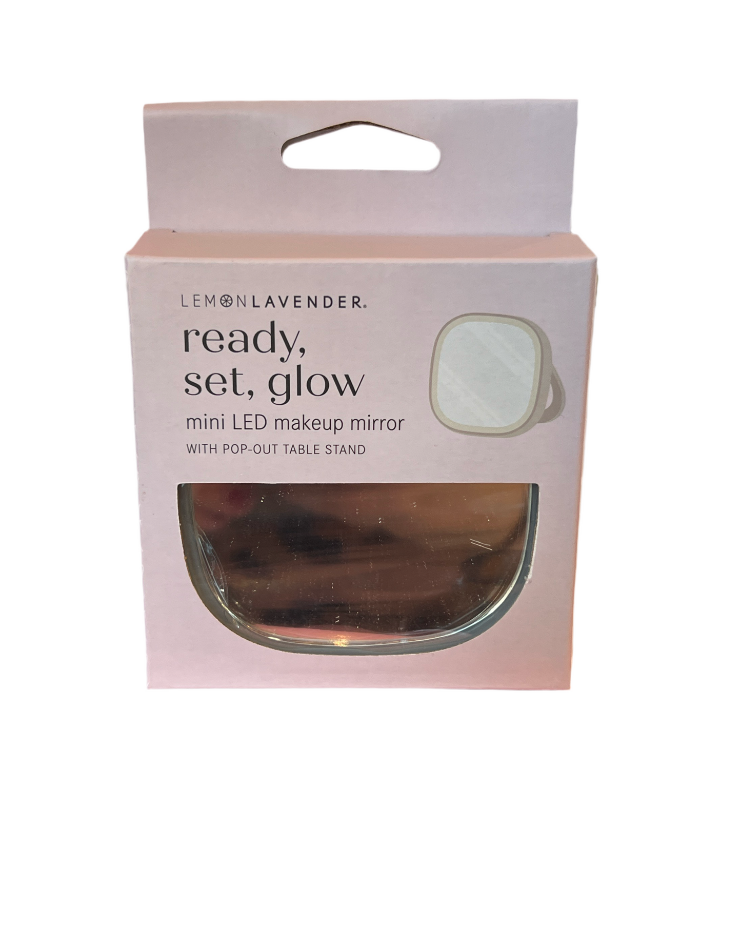 Lemon Lavender LED Light Up Mini Mirror