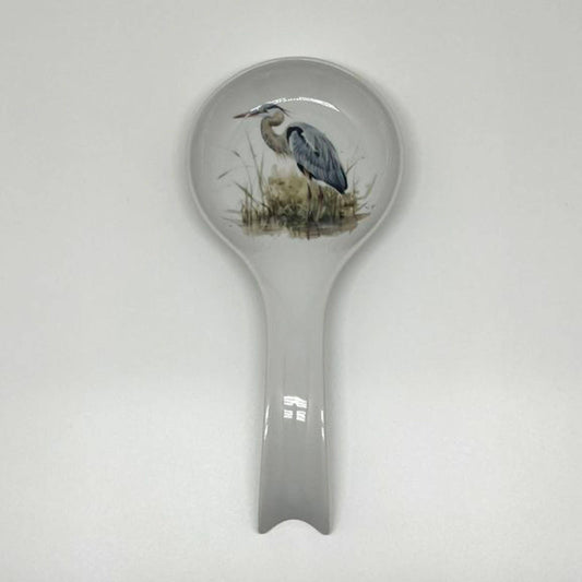 Blue Heron Spoon Rest