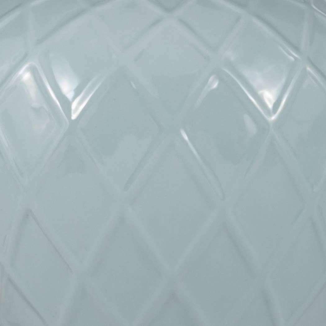 Blue/Gold 20 in. Ceramic Novelty Rope Temple Jar