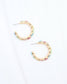 Karter Jeweled Hoop Earring Multi