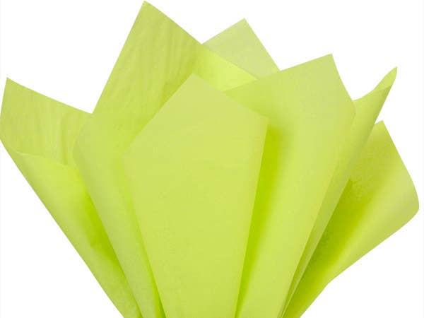 Bulk Color Tissue Paper 20X30" Sheets: Light Yellow / 480 Pack / 20x30"