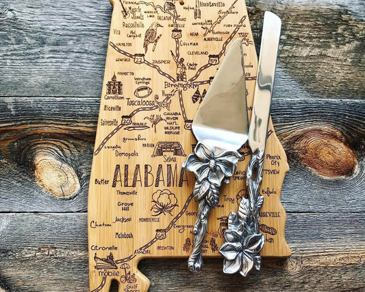 Magnolia Cake Knife and Pie Server