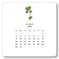 2025 Desk Calendar with Easel