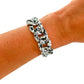 All Chunky Acrylic Chain Link Bracelet: Matte Mauve