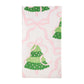 Pink Bow Tree Chenille Blanket
