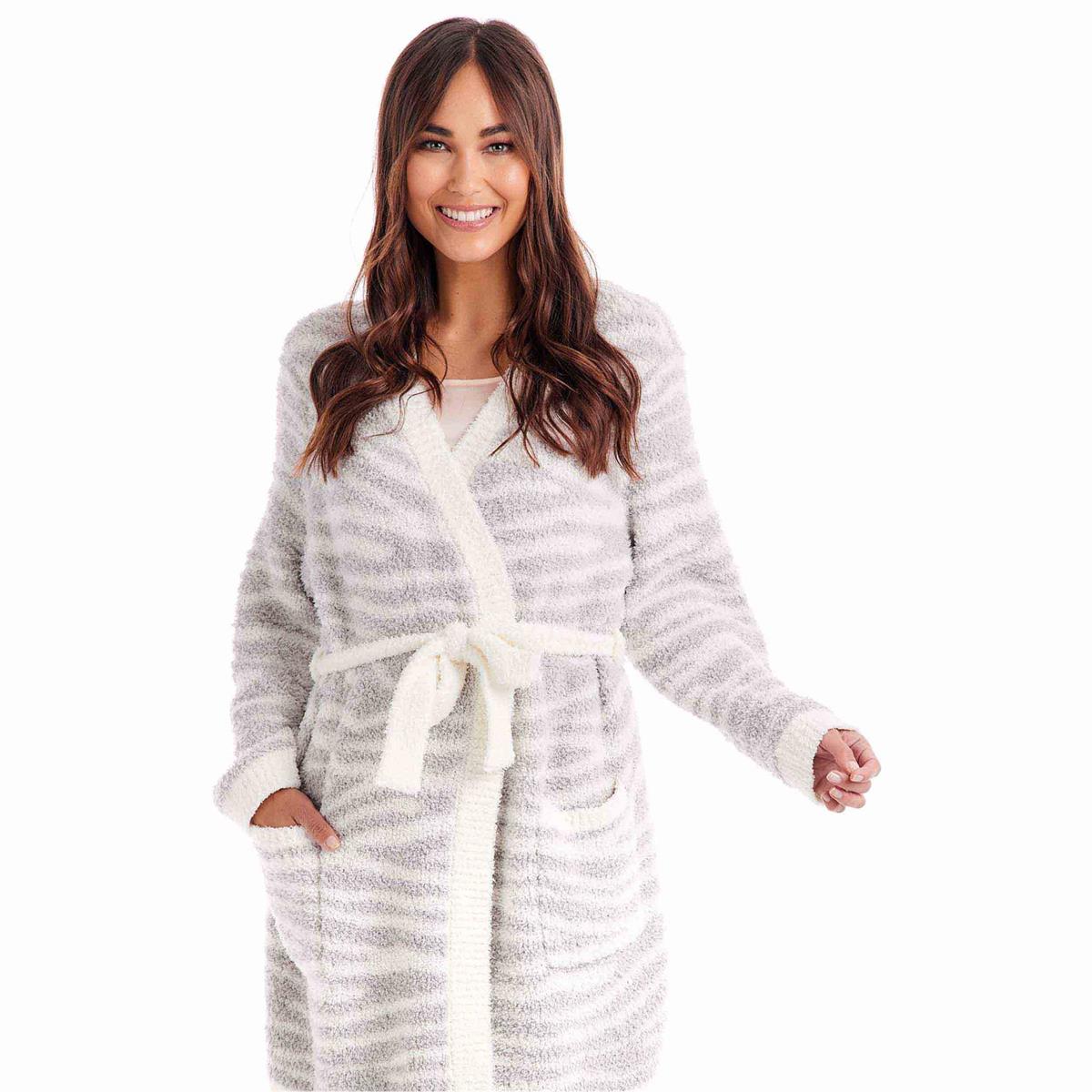 Zebra Chenille Robe