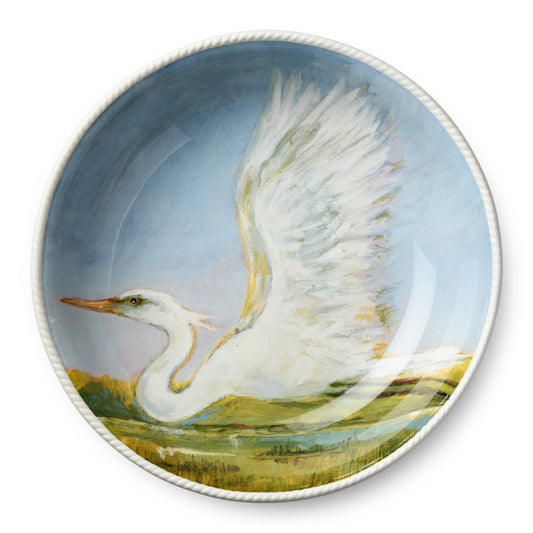 Coastal Birds Serving Bowl 13" x 3"