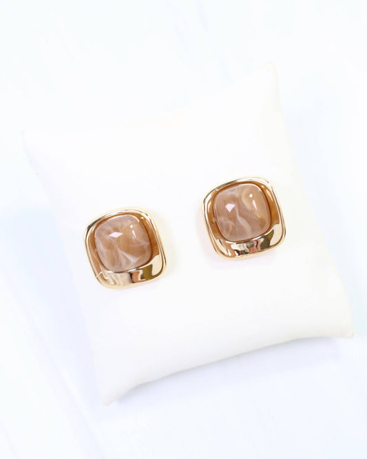 Waterbury Stud Earring Natural: Default