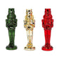 Mercury Glass Finish Nutcracker Decor (3 Colors)