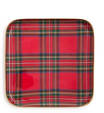 Tartan Decorative Metal Trays (4 Styles)