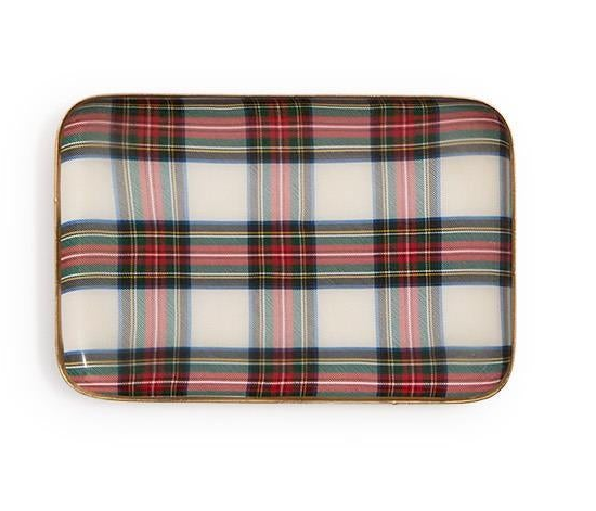 Tartan Decorative Metal Trays (4 Styles)