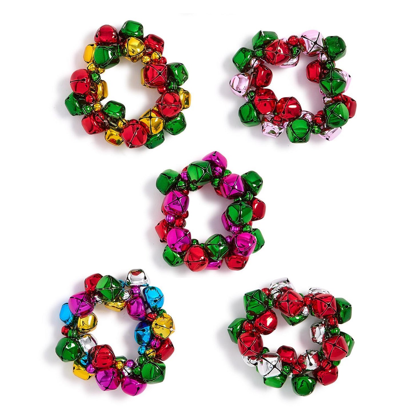 Jingle Bells Stretch Bracelet Unit ( 5 Colors)